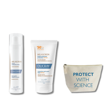 Ducray Melascreen Serum With Sunscreen Bundle