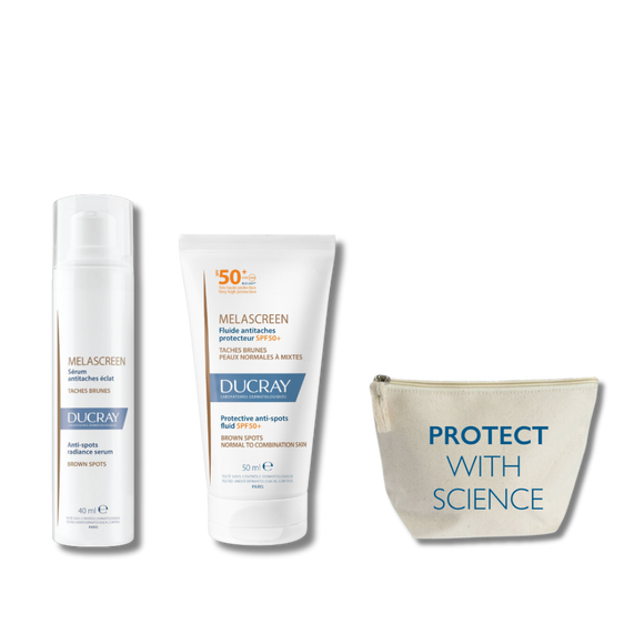 Ducray Melascreen Serum With Sunscreen Bundle