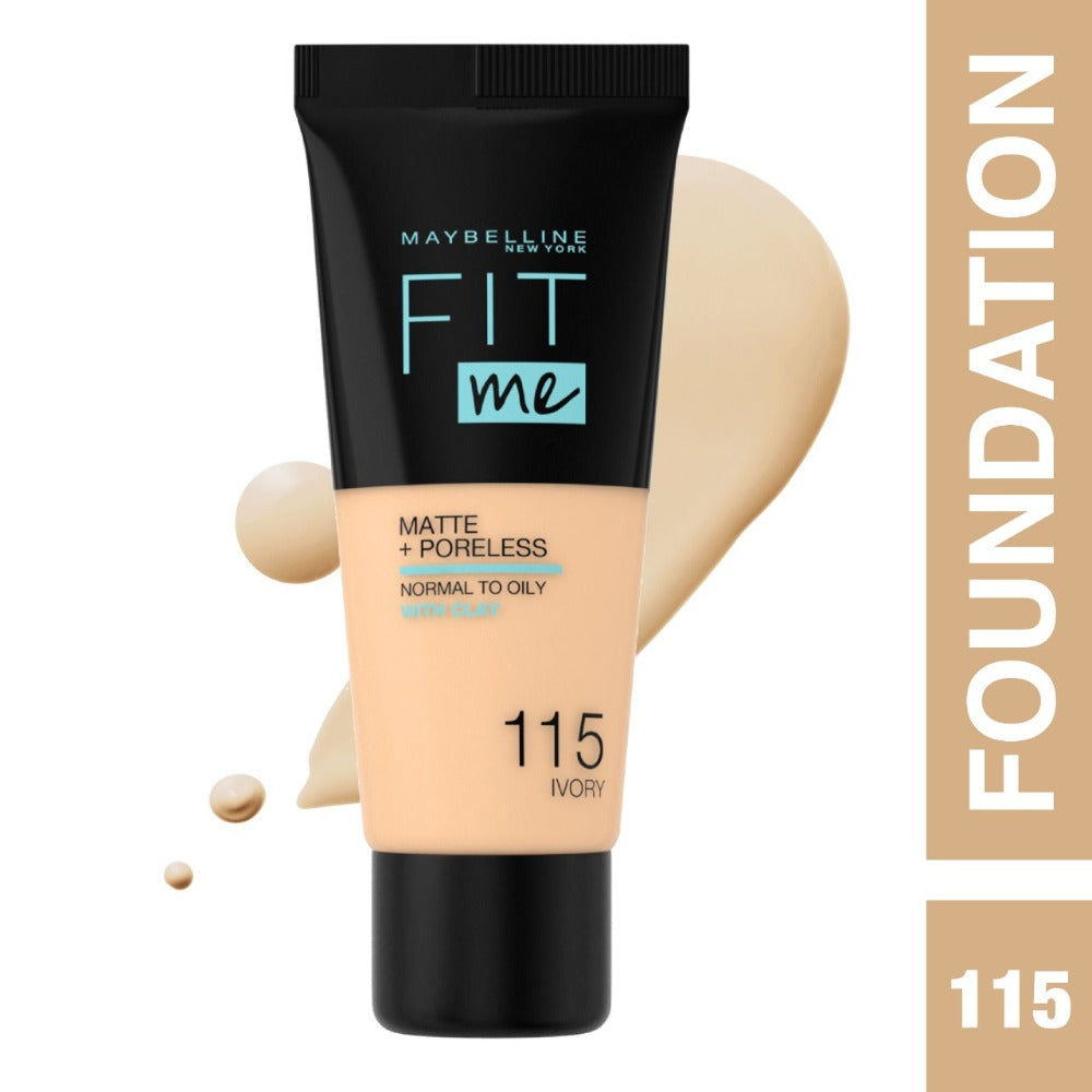 Maybelline Fit Me Matte + Poreless Liquid Foundation - 30 ml