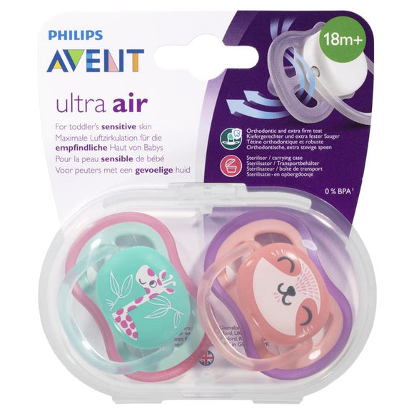 Avent 2 Ultra Air Soothers 18M+