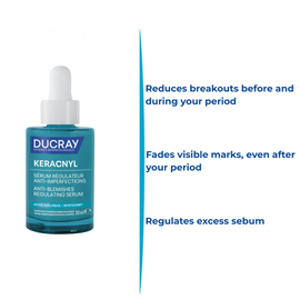 Ducray Keracnyl Anti-Blemishes Regulating Serum - 30 ml - 0