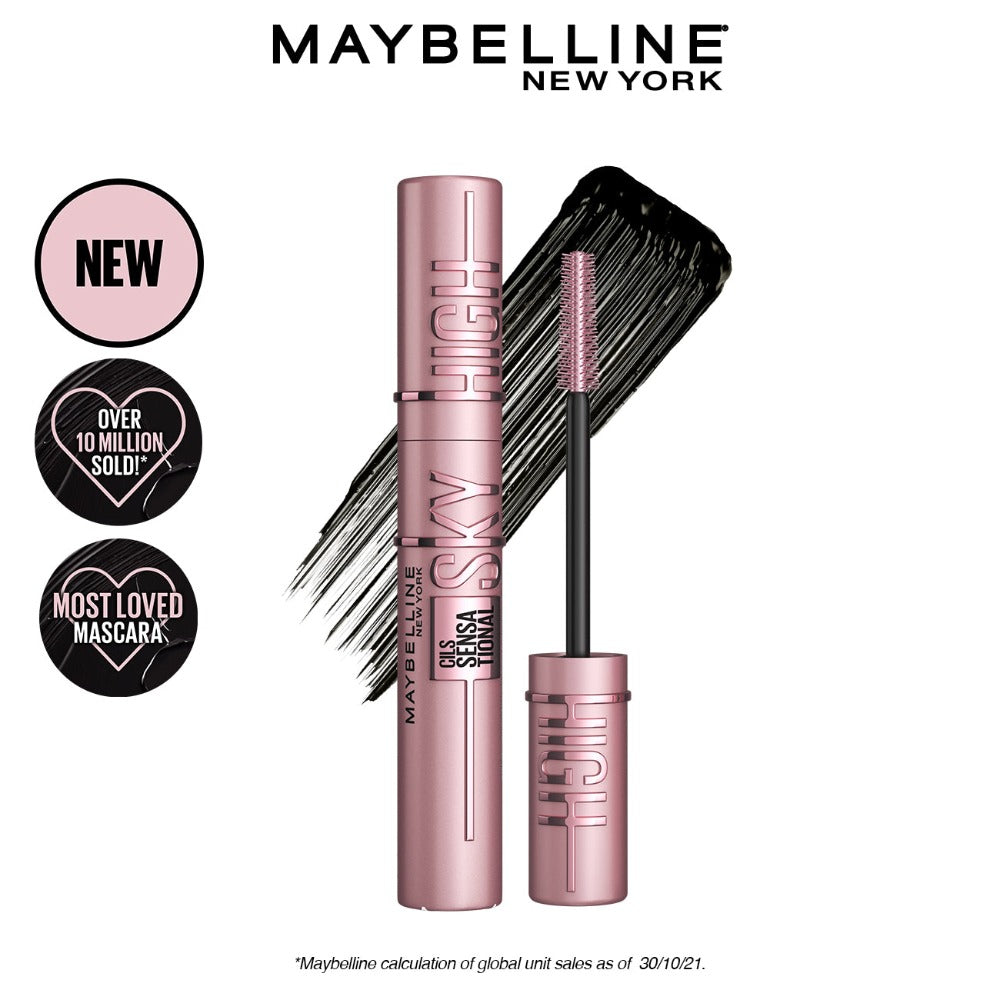 Maybelline New York Lash Sensational Sky High Mascara - Volumizing & Lengthening Black - 0