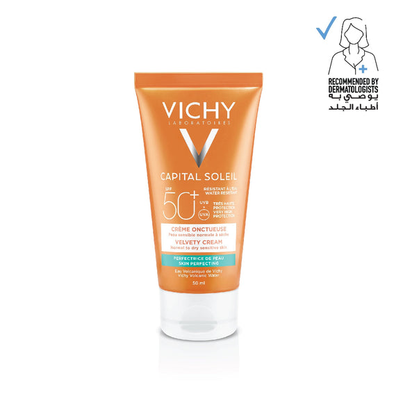 Vichy Capital Soleil Velvety Cream SPF 50+Skin Perfecting Action - 50 ml