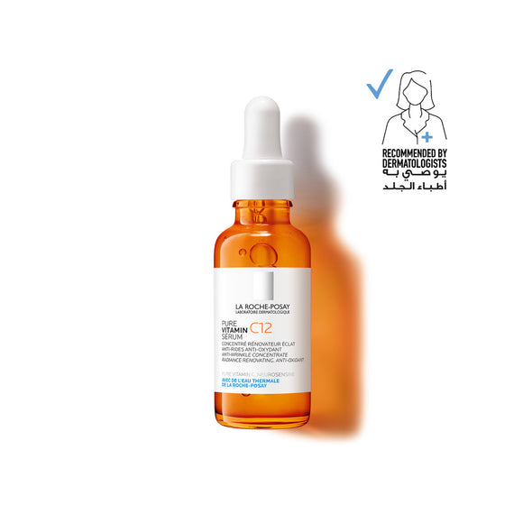 La Roche Posay 12% Pure Vitamin C Anti-Aging Face Serum For All Skin Types - 30 ml