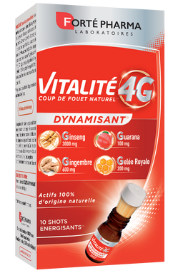 Forté Pharma Vitalité 4G Dynamisant - 10 Shots
