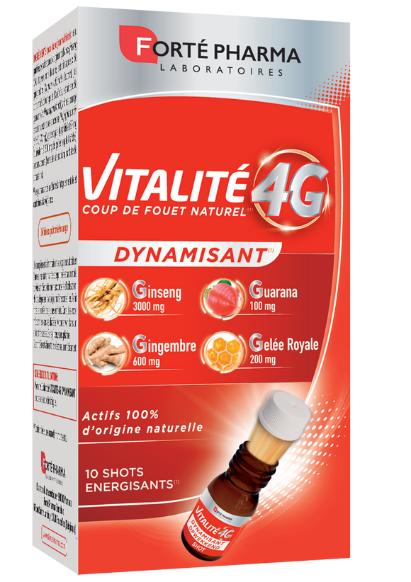 Forté Pharma Vitalité 4G Dynamisant - 10 Shots