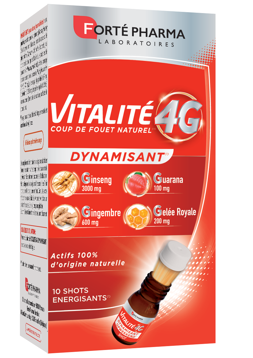 Forté Pharma Vitalité 4G Dynamisant - 10 Shots