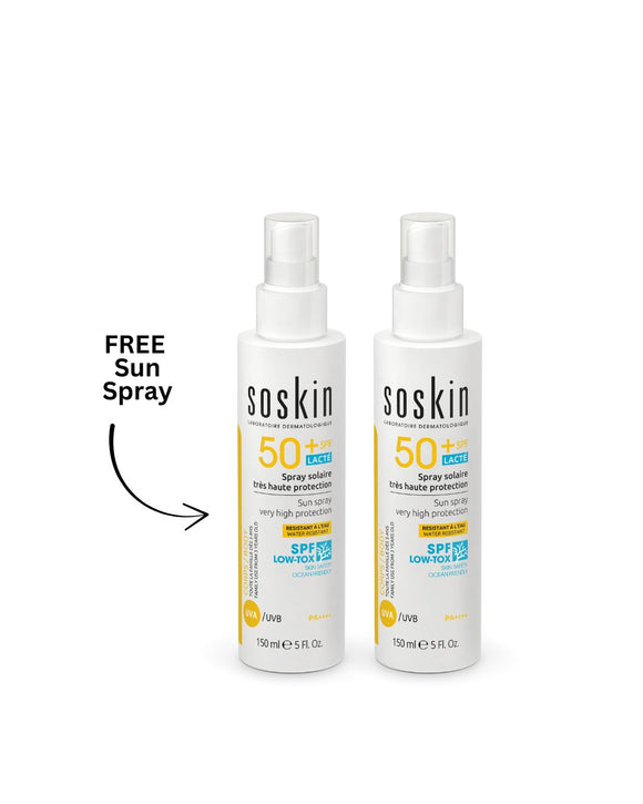 SoSkin Dual Spray Sunscreen Bundle