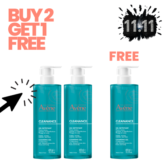 Avene Cleanance Gel 400ml Buy 2 Get 1 Free