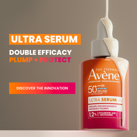 Avène Ultra Plumping Serum SPF 50+ Sunscreen 30ML | Ultra Light Hydrating Hyaluronic Acid Serum - 0