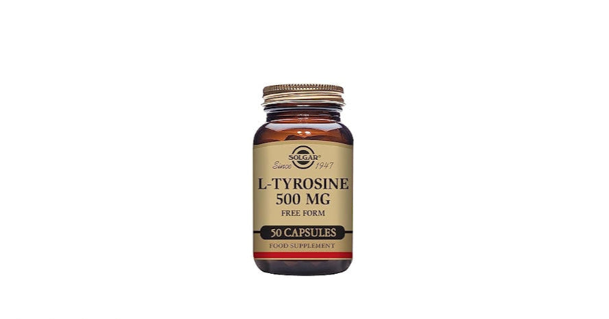 Solgar L-Tyrosine 500 MG - 50 Vegetable Capsules
