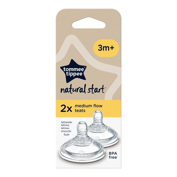 Tommee Tippee Natural Start Teats - 2 Pieces