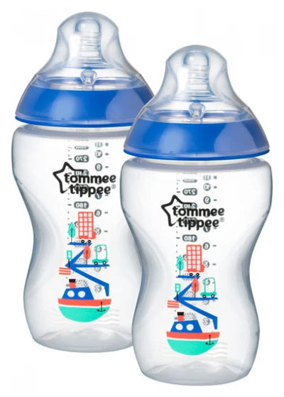 Tommee Tippee Close To Nature Decorative Blue Bottles x 2 - 0