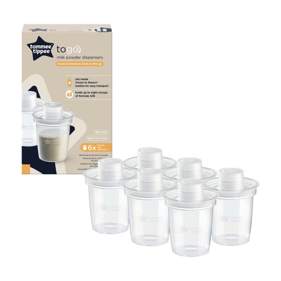 Tommee Tippee Milk Powder Dispenser - 6  Packs