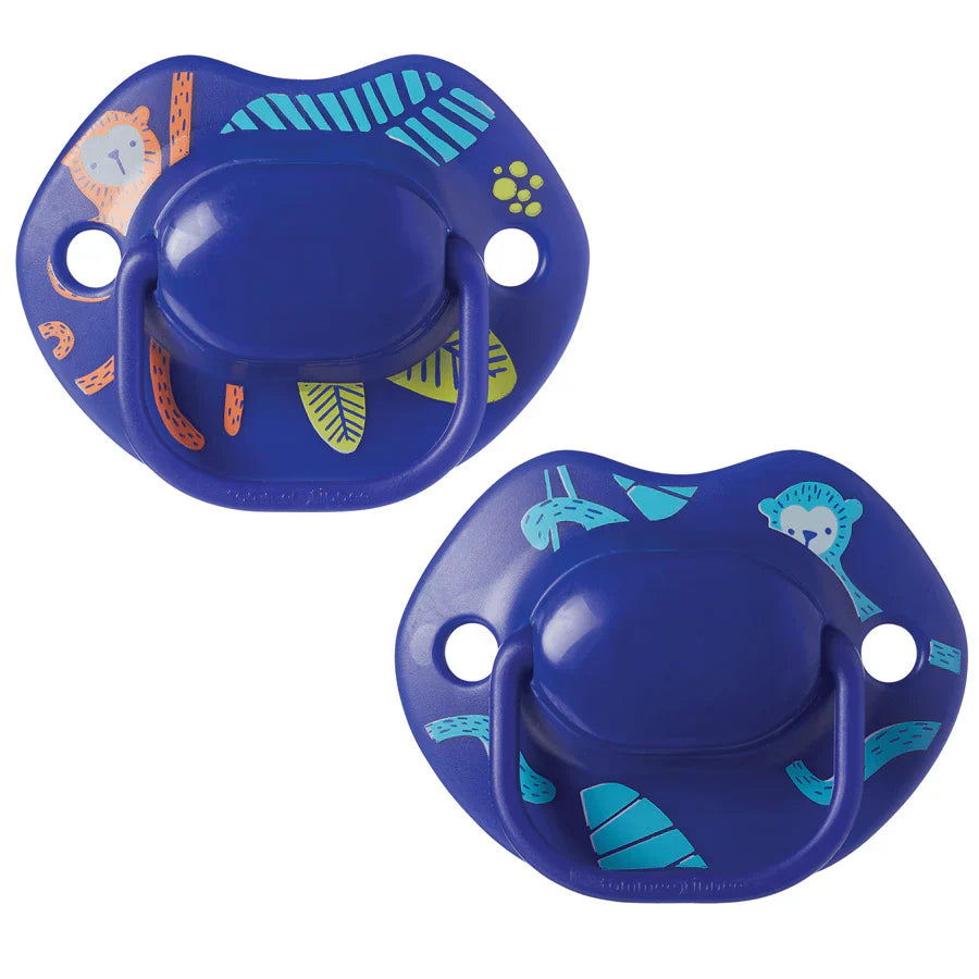Tommee Tippee Moda Midnight Jungle Orthodontic Soother x 2pcs (6-18 Months) - 0