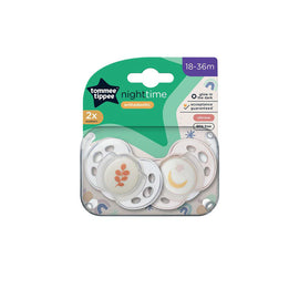 Tommee Tippee Orthodontic Night Time Soothers x 2pcs (18-36 Months)