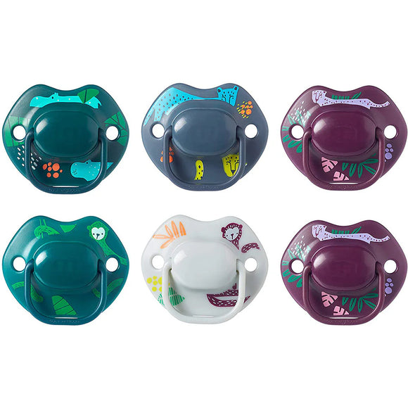 Tommee Tippee Moda Midnight Jungle Orthodontic Soother x 2pcs (18-36 Months)