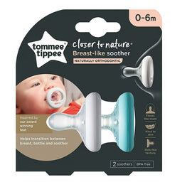 Tommee Tippee Breast-like Soothers x 2pcs
