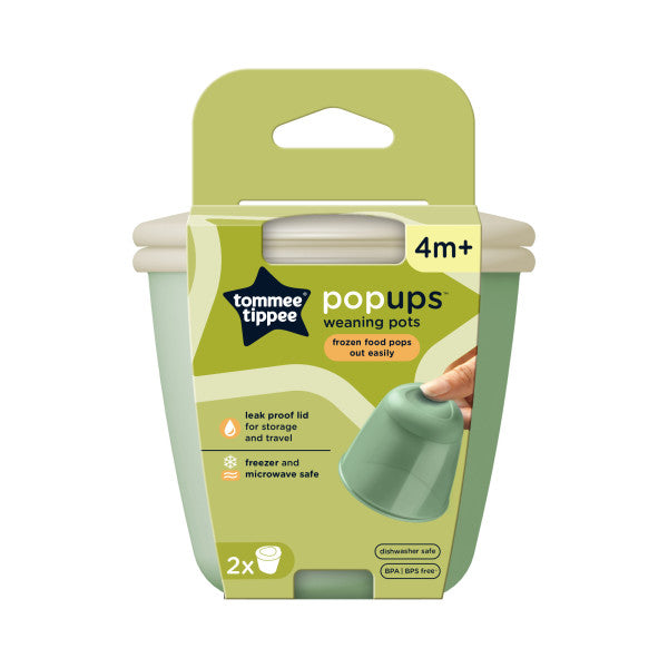 Tommee Tippee  Pop Up Weaning Pots X2
