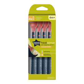 Tommee Tippee Heat Sense Soft Weaning Spoons 4m+ (x4) - 0