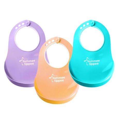 Tommee Tippee Comfi-Neck Bibs - 6 M+
