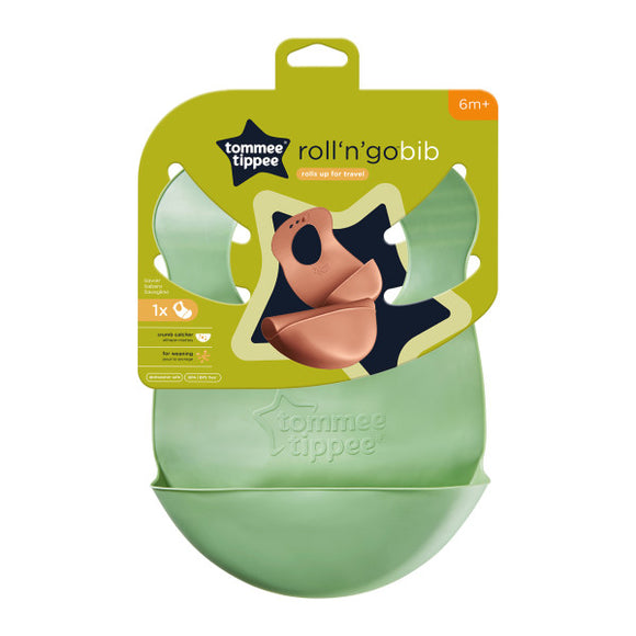 Tommee Tippee Roll’ No Go Bib - 6 M+