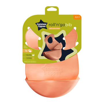 Tommee Tippee Roll’ No Go Bib - 6 M+ - 0