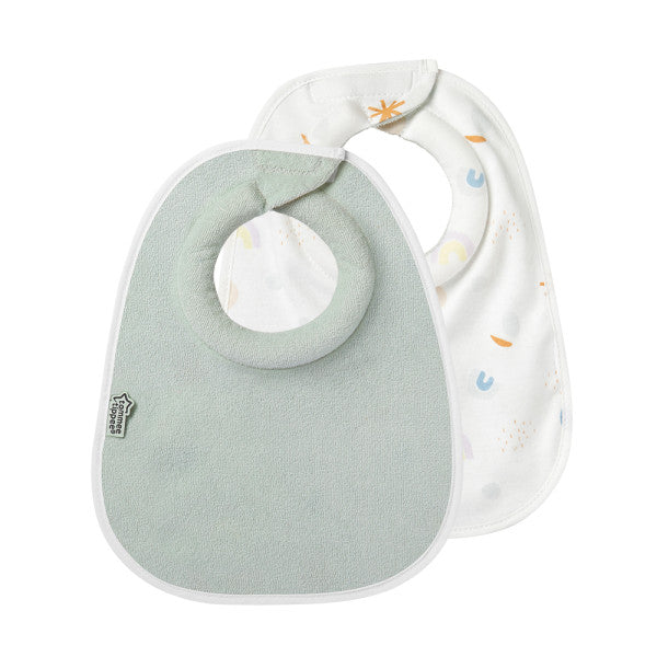 Buy green Tommee Tippee Feeding Bibs 2 Pieces 0m+
