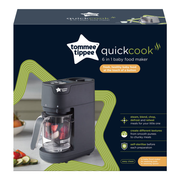 Tomme Tippee 6 in 1 Baby Food Maker - White
