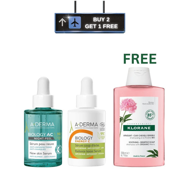 A-Derma Biology Serums Buy 2 Get 1 Bundle