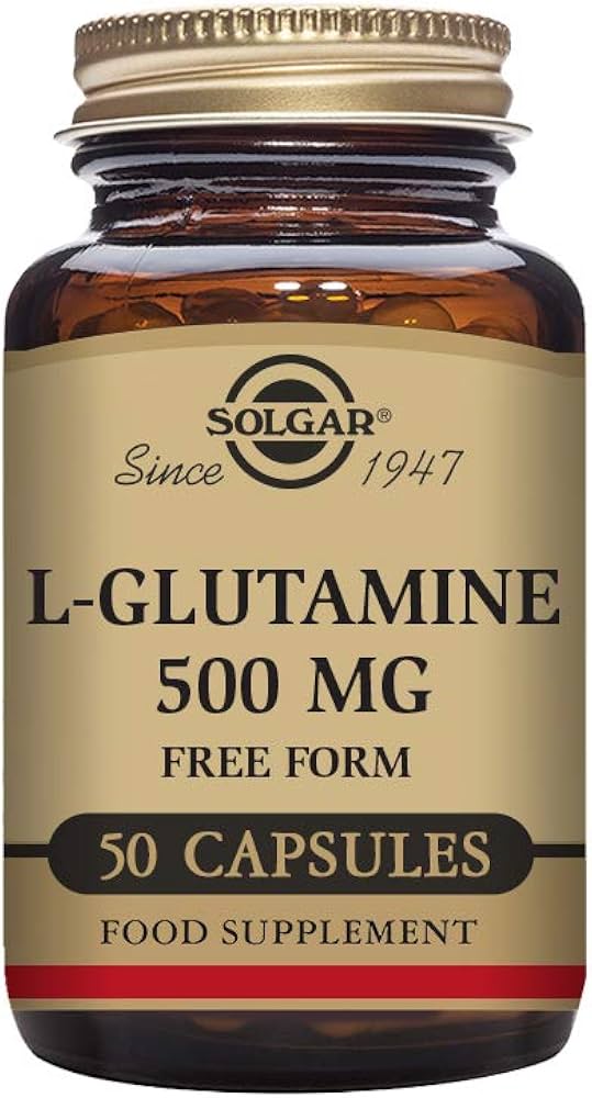 Solgar L-Glutamine 500 MG - 50 Vegetable Capsules