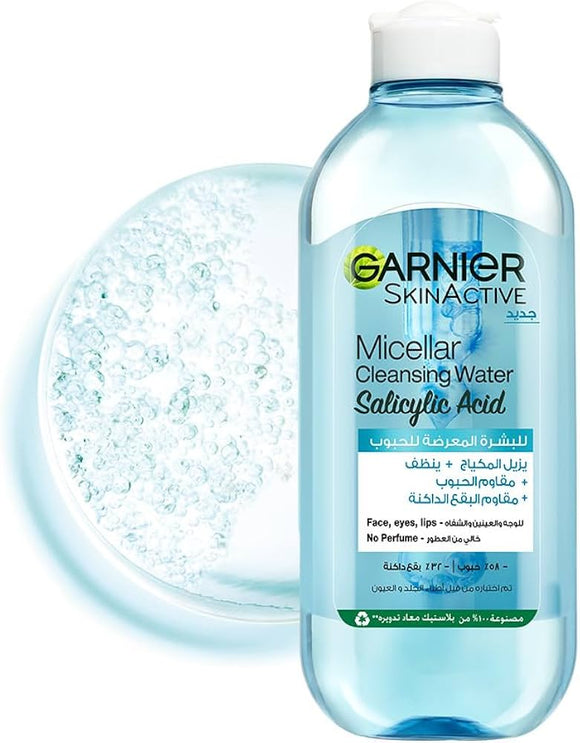 Garnier Micellar Cleansing Water With Salicylic Acid - 400 ml