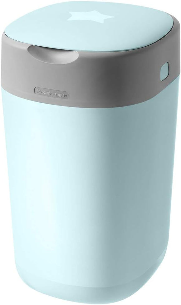 Tommee Tippee Twist & Click Advanced Nappy Disposal System With 1x Refill Cassette - Blue