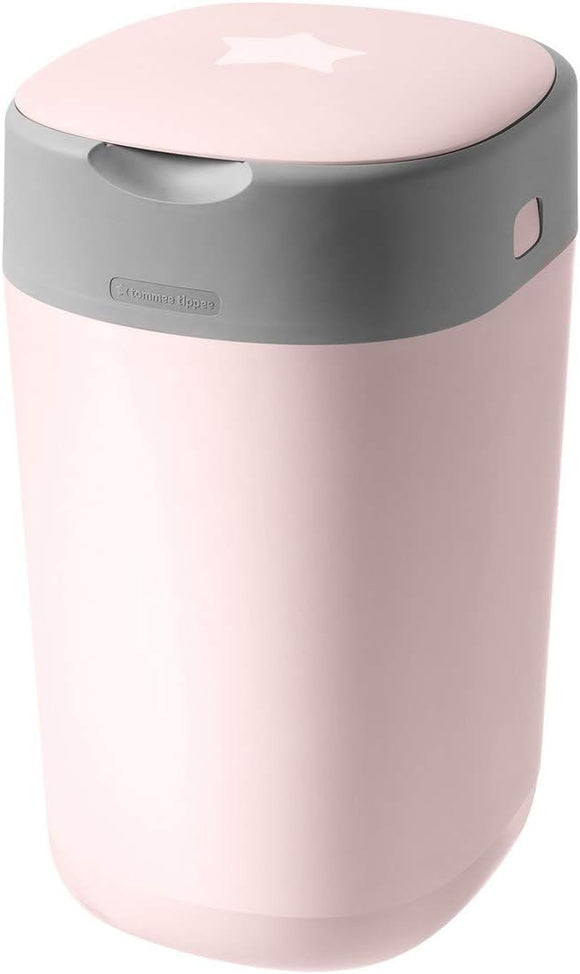 Tommee Tippee Twist & Click Advanced Nappy Disposal System With 1x Refill Cassette - Pink