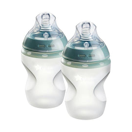 Tommee Tippee X2 Natural Start Silicone Bottles 0M+  - 260 ml - 0