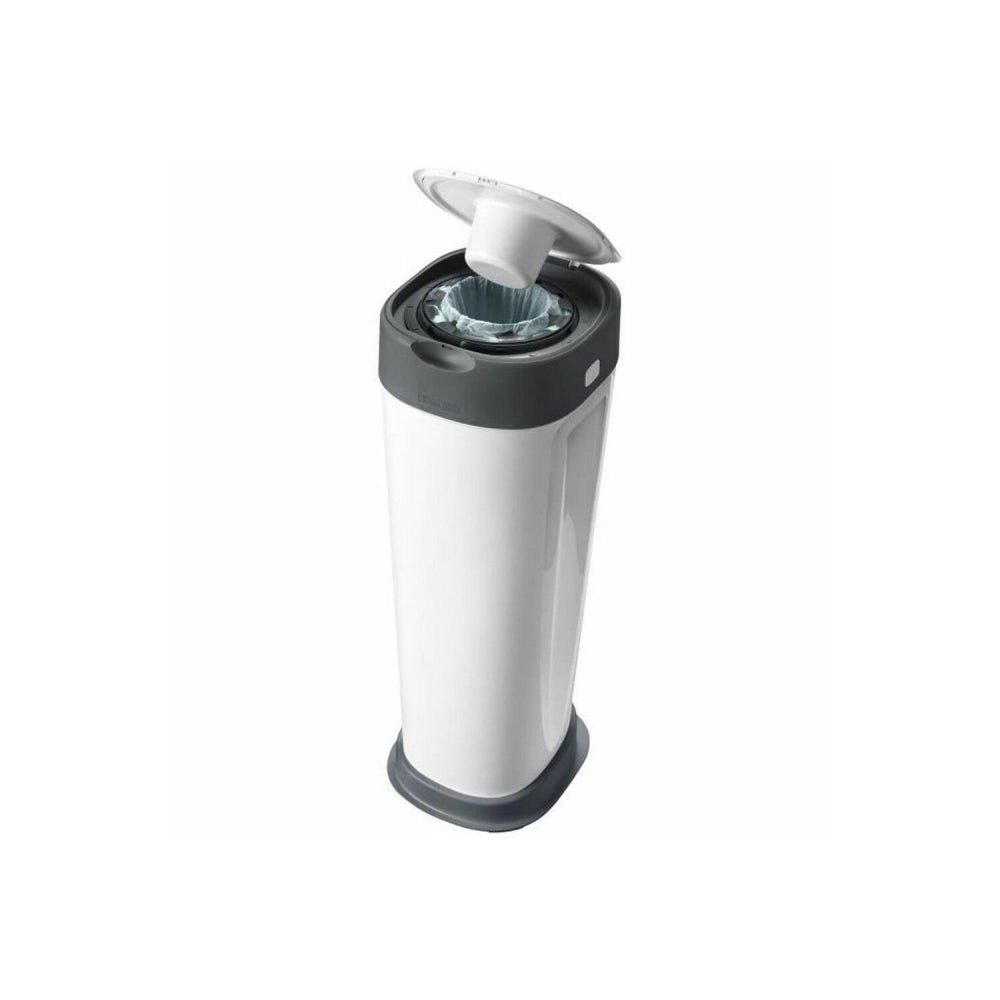 Tommee Tippee Twist & Click XL Nappy Bin With 1*  Refill Cassette - White - 0