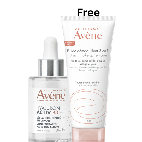 Avene Hyaluron Activ B3 Serum With A Free Fluid Makeup Remover