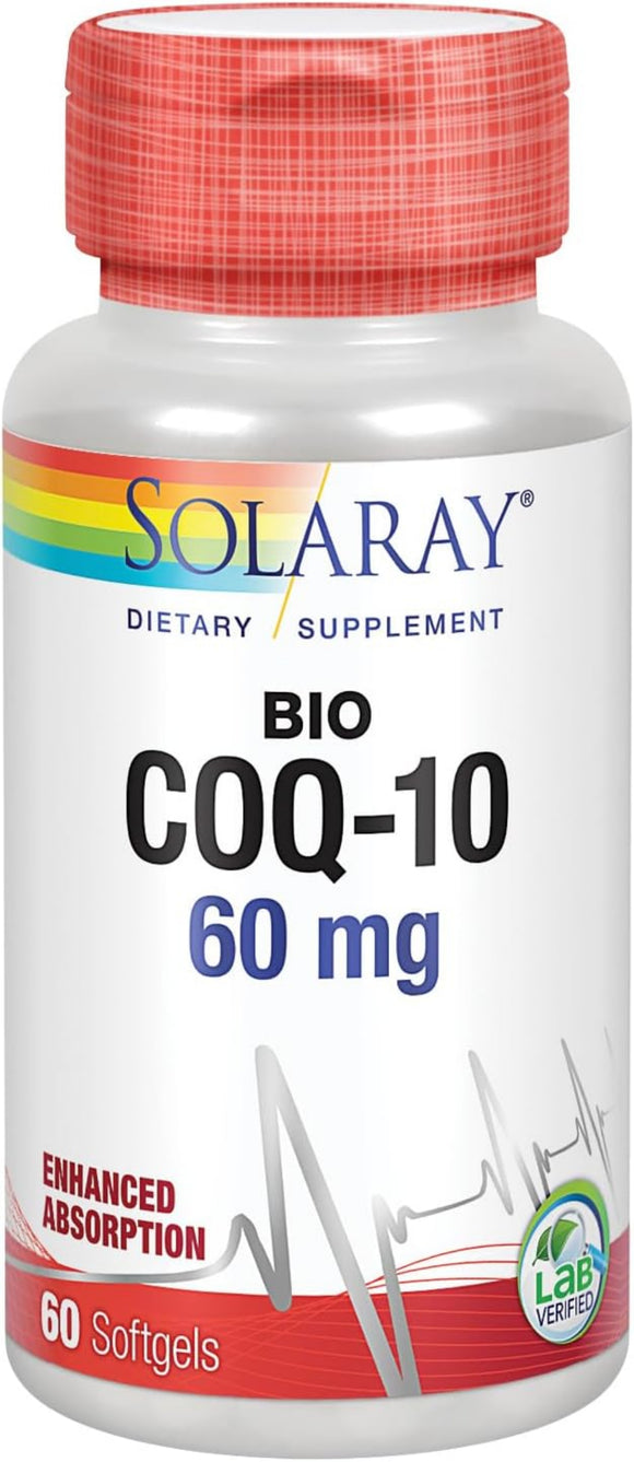 Solaray Bio COQ-10 60 mg - 60 Capsules