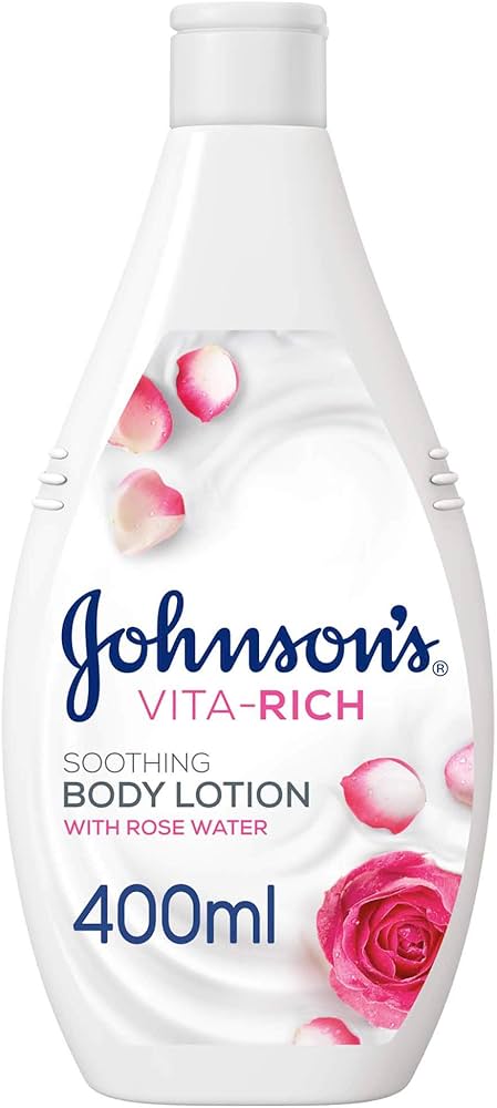 Johnson's Vita-Rich Body Lotion Soothing Rose Water - 400 ml