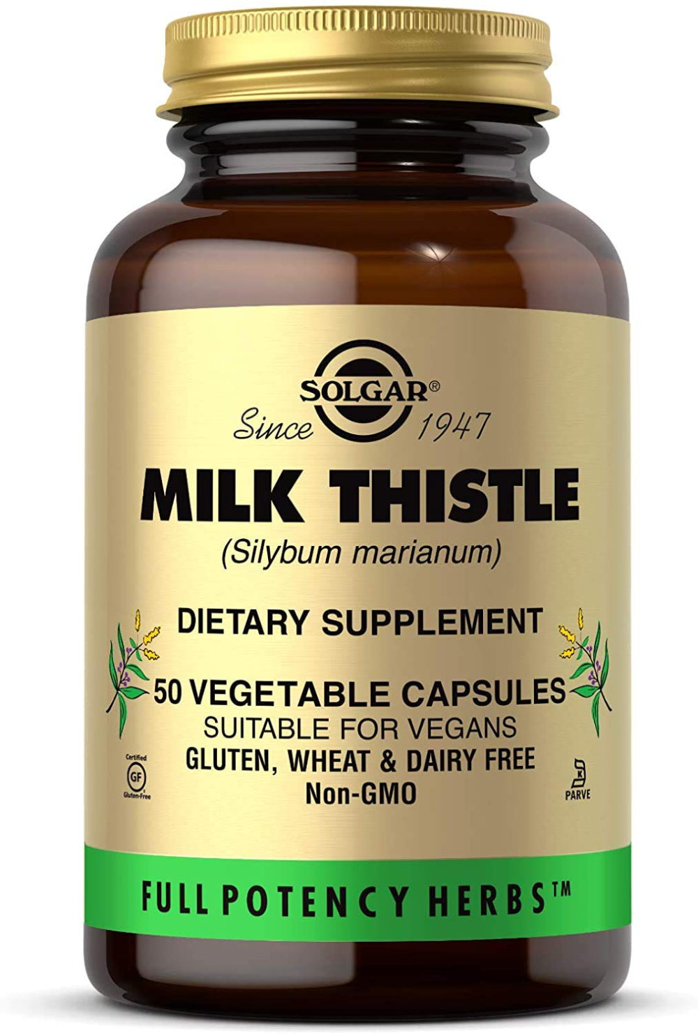 Solgar Milk Thistle - 60 Vegetable Capsules