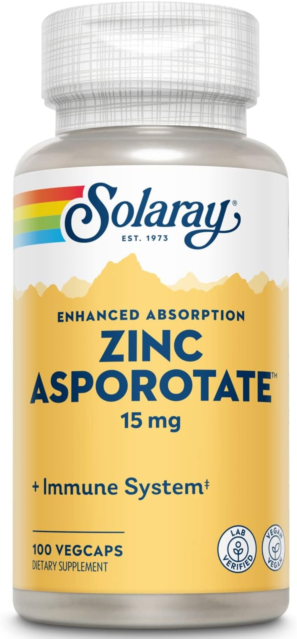 Solaray Zinc - 15 mg