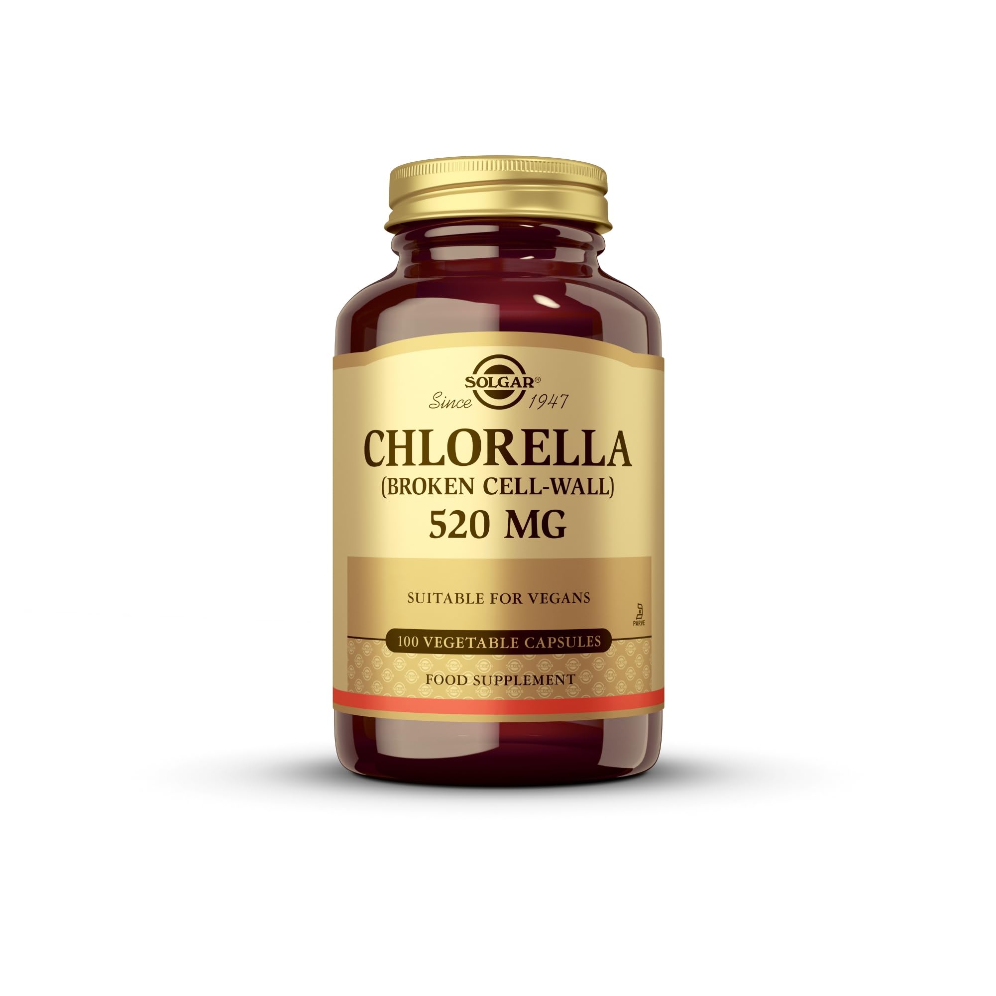 Solgar Chlorella 520 Mg - 100 Vegetable Capsules