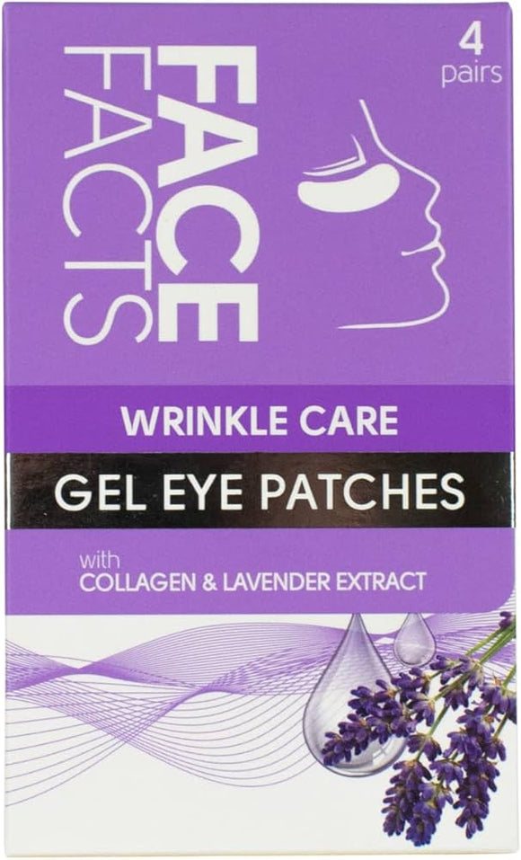 Face Facts Wrinkle Care Gel Eye Patches - 4 Pairs