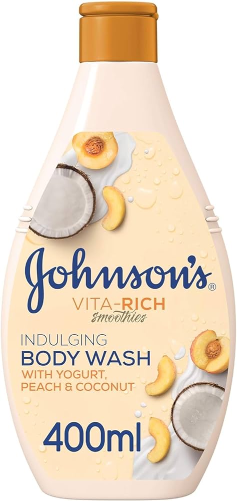 Johnson's Vita-Rich Body Wash Replenishing Peach Yogurt - 400ml