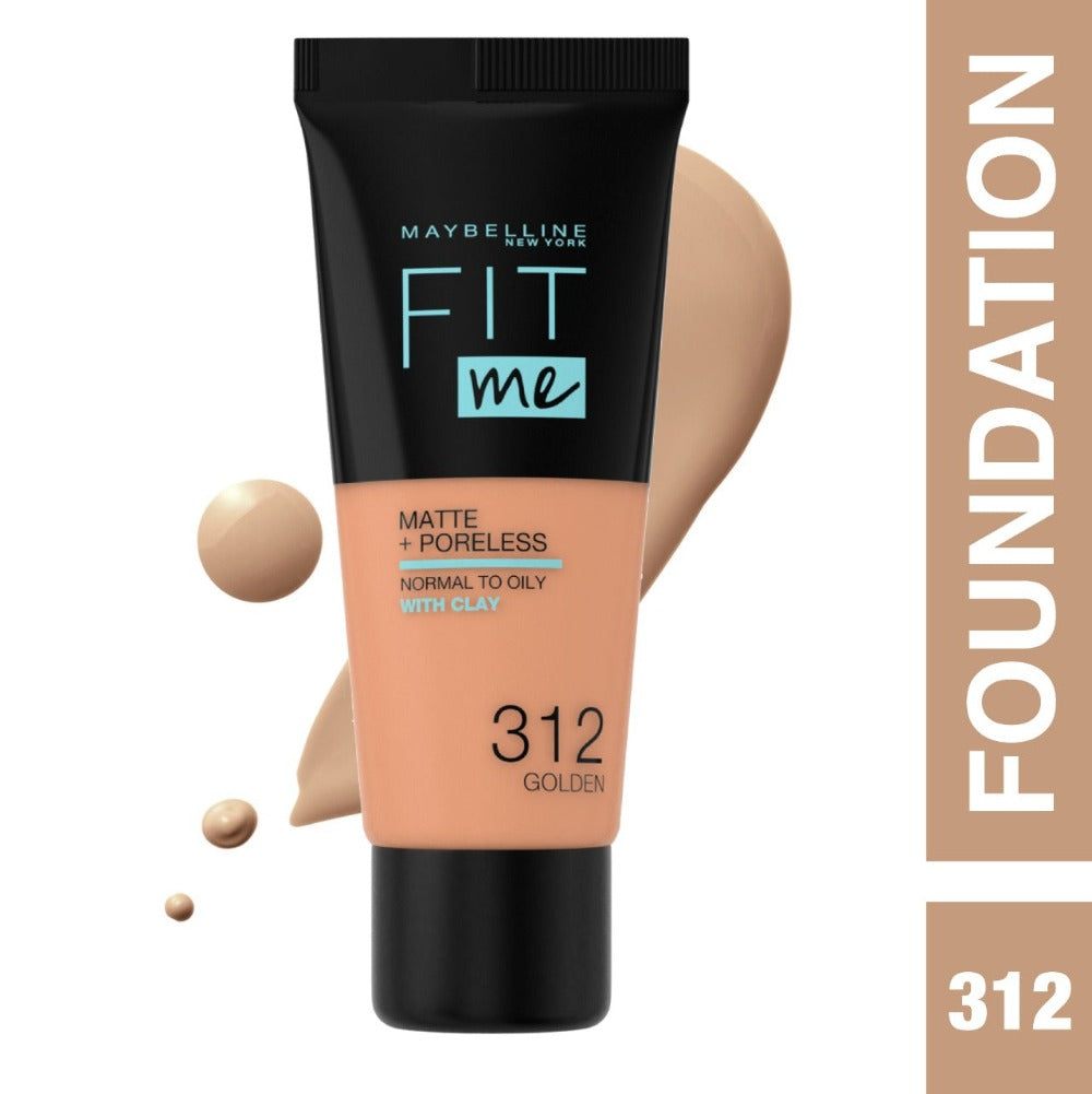 Buy golden-312 Maybelline Fit Me Matte + Poreless Liquid Foundation - 30 ml
