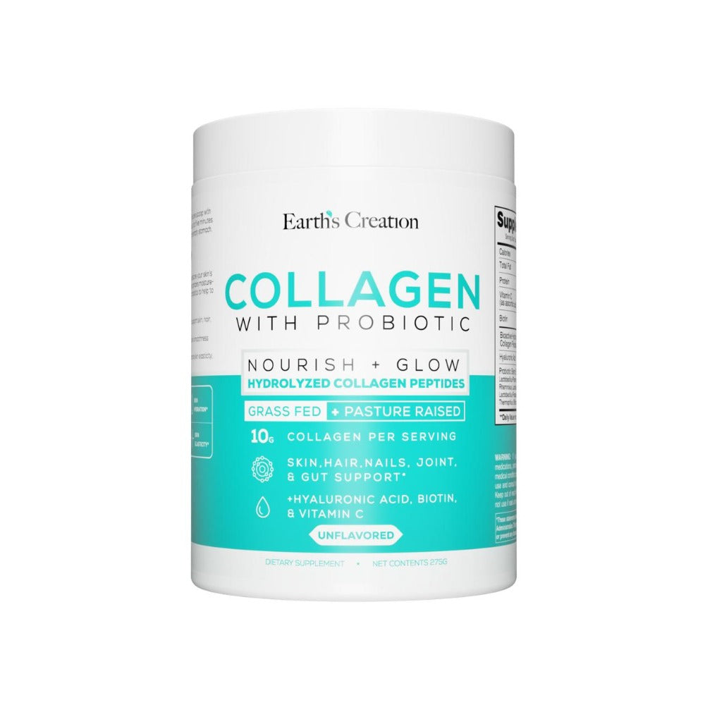 Earth's Creation Grass-fed Collagen With Probiotic - 275 G