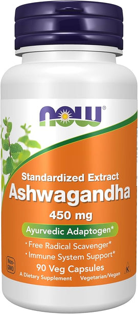NOW Ashwahandha 450 mg - 90 Vegan Capsules