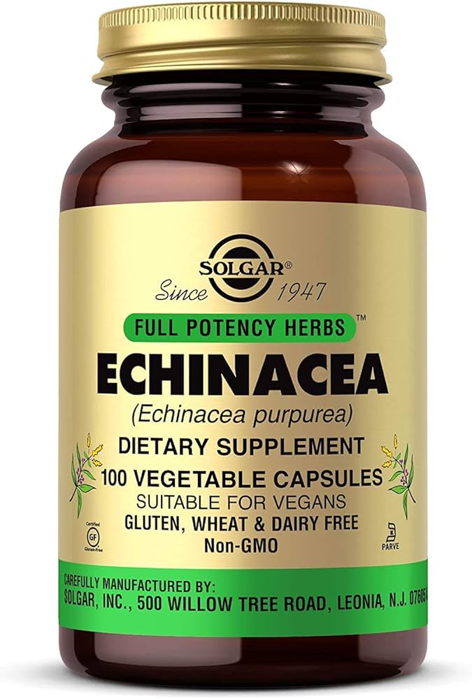 Solgar Echinacea Herb Extract - 60 Vegetable Capsules