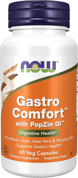NOW Gastro Comfort - 60 Vegan Capsules