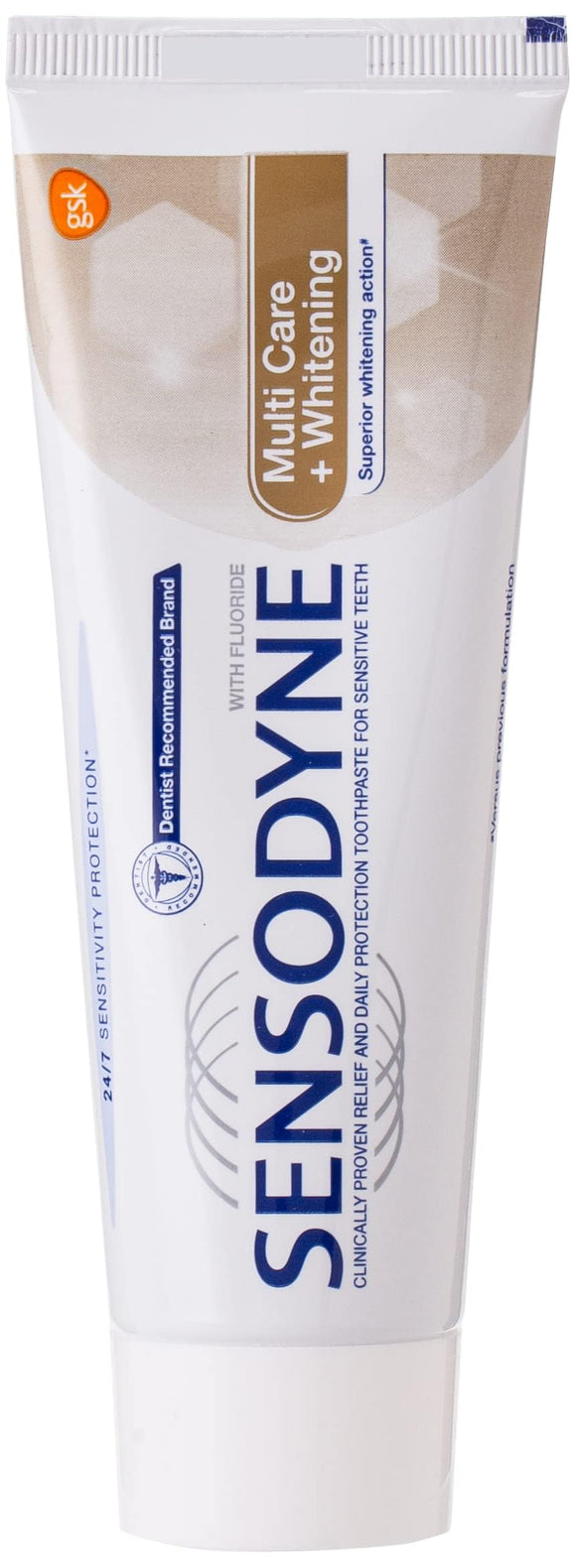 Sensodyne Multi Care + Whitening Toothpaste - 75 ml | GLOW55